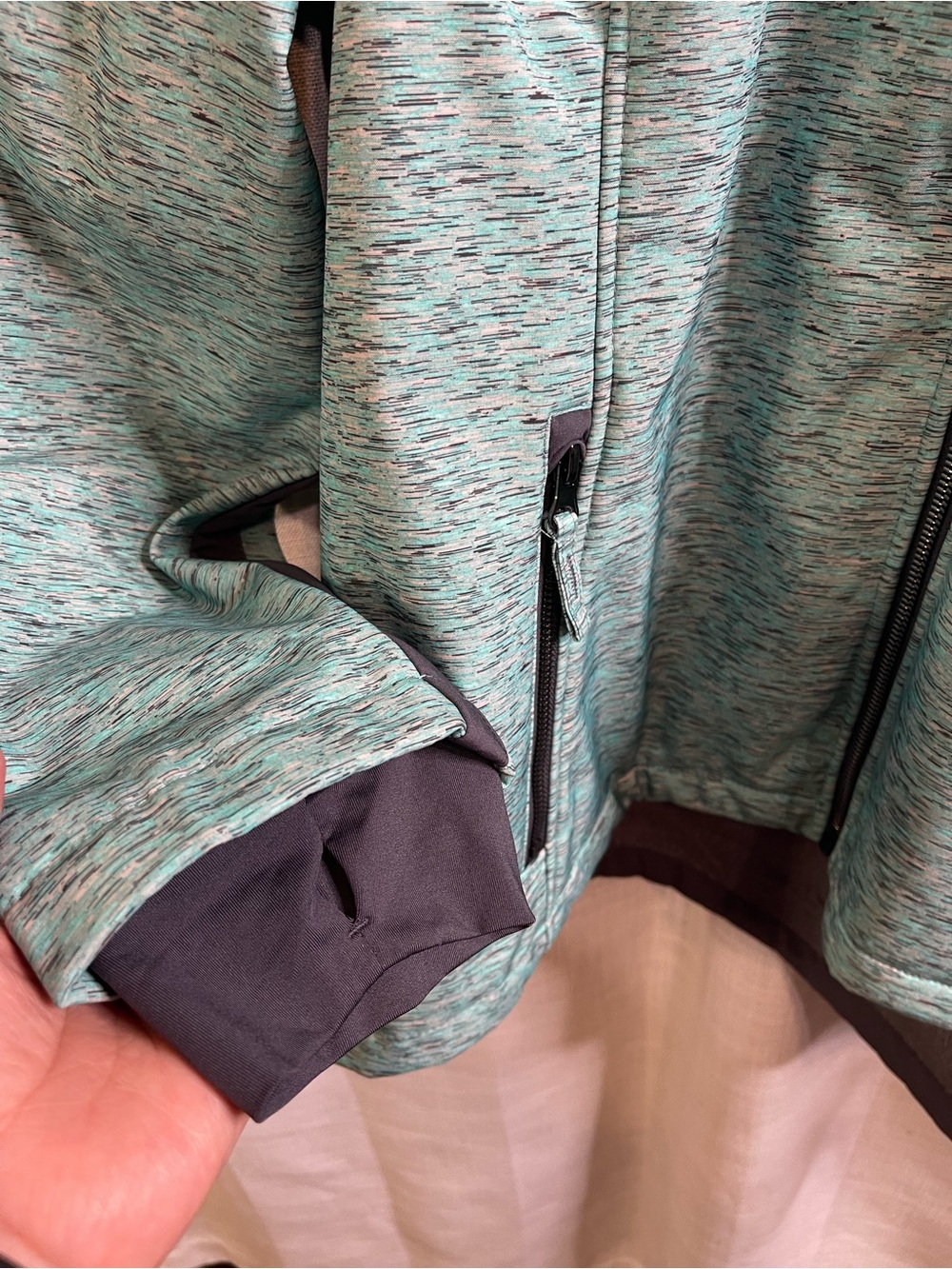 Free Country Teal and Gray Women's Softshell Jacket XXL - Picture 3 of 10
